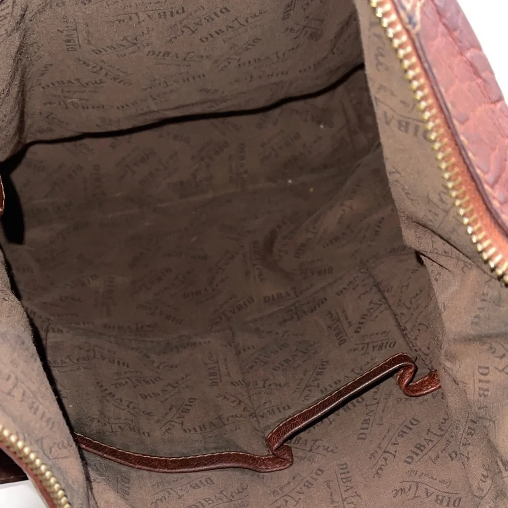 Diba True Substantial Elegant Hearty Brown Leather Shoulder Bag by Diba True